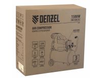  Компрессор воздушный DK1500/24, Х-PRO 1.5 кВт, 230 л/мин, 24 л Denzel, фото 11 