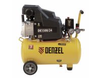  Компрессор воздушный DK1500/24, Х-PRO 1.5 кВт, 230 л/мин, 24 л Denzel, фото 4 