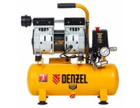  Компрессор DLS650/10 безмаслянный малошумный 650 Вт, 120 л/мин, ресивер 10 л Denzel, фото 4 