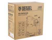  Компрессор воздушный DLC1300/24 безмасляный 1.3 кВт, 24 литра, 206 л/мин Denzel, фото 12 
