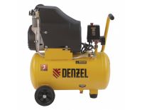  Компрессор воздушный DLC1300/24 безмасляный 1.3 кВт, 24 литра, 206 л/мин Denzel, фото 3 