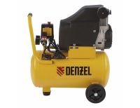  Компрессор воздушный DLC1300/24 безмасляный 1.3 кВт, 24 литра, 206 л/мин Denzel, фото 4 