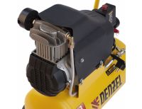  Компрессор воздушный DLC1300/24 безмасляный 1.3 кВт, 24 литра, 206 л/мин Denzel, фото 8 