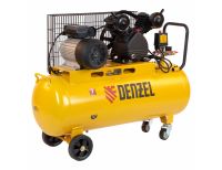  Компрессор воздушный BCV2200/100, ременный привод, 2.2 кВт, 100 литров, 370 л/мин Denzel, фото 2 
