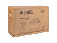  Компрессор воздушный BCV2200/100, ременный привод, 2.2 кВт, 100 литров, 370 л/мин Denzel, фото 27 