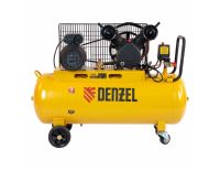  Компрессор воздушный BCV2200/100, ременный привод, 2.2 кВт, 100 литров, 370 л/мин Denzel, фото 7 