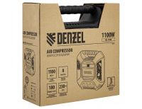  Компрессор воздушный DL1100 1.1 кВт, 180 л/мин, с набором аксессуаров Denzel, фото 10 