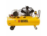  Компрессор воздушный BCW3000-T/100, ременный привод, 3.0 кВт, 100 литров, 520 л/мин Denzel, фото 5 