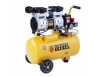  Компрессор DLS950/24 безмаслянный малошумный 950 Вт, 165 л/мин, ресивер 24 л Denzel, фото 2 