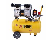  Компрессор DLS950/24 безмаслянный малошумный 950 Вт, 165 л/мин, ресивер 24 л Denzel, фото 3 