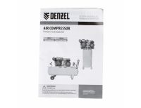  Компрессор воздушный BCV2300/100, ременный привод, 2.3 кВт, 100 литров, 440 л/мин Denzel, фото 5 