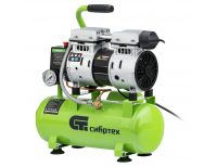  Компрессор безмаслянный малошумный МБ 750/10,750 Вт, 10 л, 150 л/мин Сибртех, фото 2 