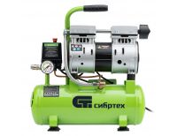  Компрессор безмаслянный малошумный МБ 750/10,750 Вт, 10 л, 150 л/мин Сибртех, фото 5 