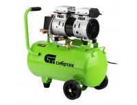  Компрессор безмаслянный малошумный МБ 1100/24,1100 Вт, 24 л, 170 л/мин Сибртех, фото 4 