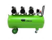  Компрессор безмаслянный малошумный МБ 2250/100, 2250 Вт, 100л, 400 л/мин Сибртех, фото 5 