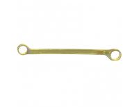  Ключ накидной, 22 х 24 мм, желтый цинк Сибртех, фото 1 