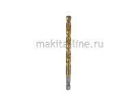  Сверло HSS-TiN с хвостовиком 1/4 Makita D-15855, фото 1 