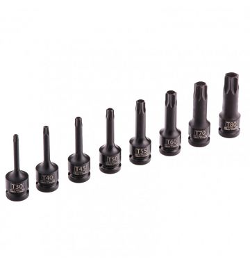  Набор ударных торцевых головок Torx 1/2", в кейсе, 8 шт. Stels, фото 2 