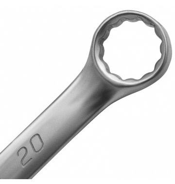  Ключ комбинированный, 20 мм, CrV, матовый хром Matrix, фото 3 