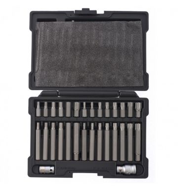  Набор бит HEX, Torx , SPLine, хвостовик-шестигранник 1/2, CrV, 42 шт. Stels, фото 2 