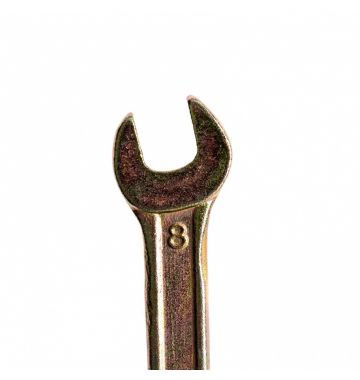  Ключ рожковый, 8 х 10 мм, желтый цинк Сибртех, фото 2 