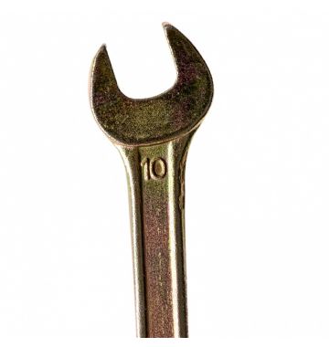  Ключ рожковый, 8 х 10 мм, желтый цинк Сибртех, фото 3 
