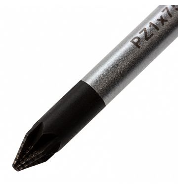  Отвертка PZ1 x 75 мм, S2, трехкомпонентная ручка Gross, фото 3 