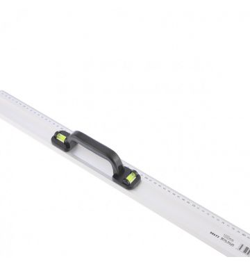  Линейка-уровень, 1000 мм, металлическая, пластмассовая ручка 2 глазка Matrix, фото 3 