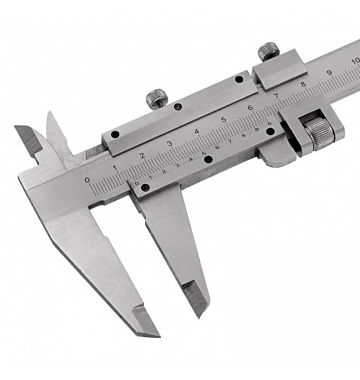  Штангенциркуль, 250 мм, цена деления 0.02 мм, металлический, с глубиномером Matrix, фото 5 