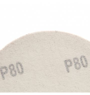  Круг абразивный на ворсовой подложке под "липучку", P 80, 125 мм, 10 шт Сибртех, фото 3 