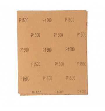  Шлифлист на бумажной основе, P 1500, 230 х 280 мм, 10 шт, водостойкий Matrix, фото 2 