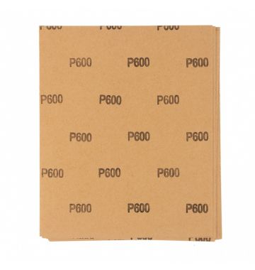  Шлифлист на бумажной основе, P 600, 230 х 280 мм, 10 шт, водостойкий Matrix, фото 2 