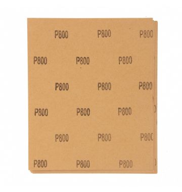  Шлифлист на бумажной основе, P 800, 230 х 280 мм, 10 шт, водостойкий Matrix, фото 2 