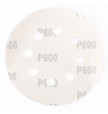  Круг абразивный на ворсовой подложке под "липучку", перфорированный, P 240, 125 мм, 5 шт Matrix, фото 2 