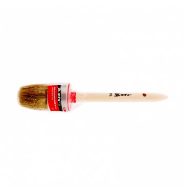  Кисть круглая №14 (50 мм), натуральная щетина, деревянная ручка MTX, фото 3 