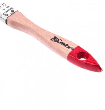  Кисть плоская "Стандарт" 3/4" (20 мм), натуральная щетина, деревянная ручка MTX, фото 3 