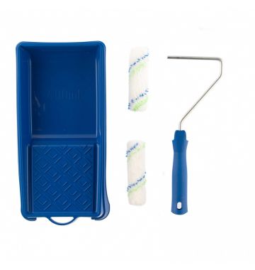  Малярный набор для работ с водными красками: кювета 150 мм х 290 мм и мини-валик 110 мм Сибртех, фото 2 