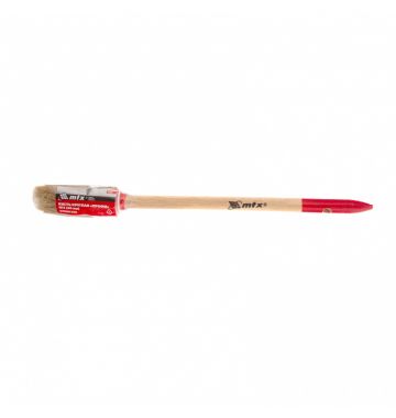  Кисть круглая, Профи №2 (20 мм), натуральная щетина, деревянная ручка MTX, фото 3 