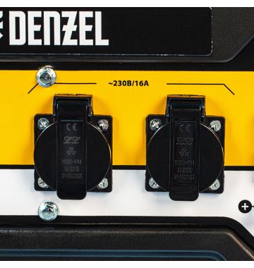  Генератор бензиновый PS 28, 2.8 кВт, 230 В, 15 л, ручной стартер Denzel, фото 15 