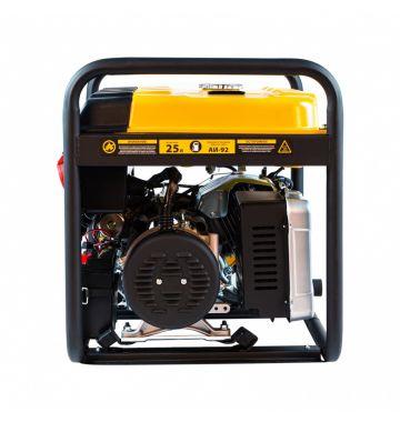  Генератор бензиновый PS 80 E-3, 6.6 кВт, 400 В, 25 л, электростартер Denzel, фото 5 