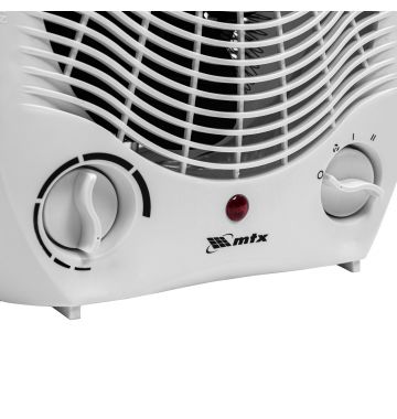  Тепловентилятор электрический, спиральный FHS-2000, 3 режима, вентилятор, нагрев 1000/2000 Вт MTX, фото 5 