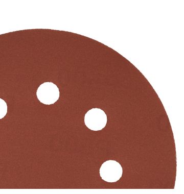  Круг абразивный на ворсовой подложке под "липучку", перфорированный, P 500, 125 мм, 5 шт Сибртех, фото 4 