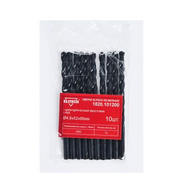  Сверло по металлу Elitech 1820.101200, фото 1 