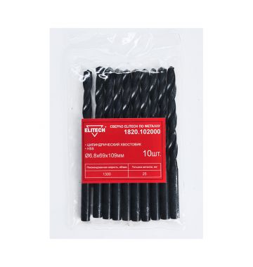  Сверло по металлу Elitech 1820.102000, фото 1 
