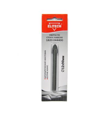  Сверло по стеклу Elitech 1820.044400, фото 1 