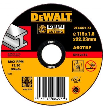  Диск отрезной DeWalt DT 43201, фото 1 