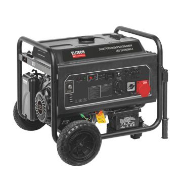  Бензогенератор Elitech GES 10000EWS-3, фото 1 