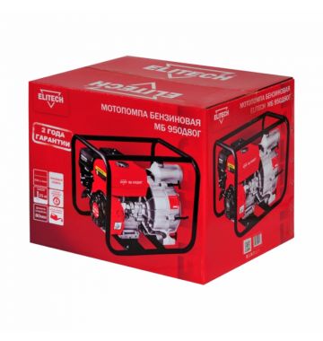  Мотопомпа Elitech МБ 950 Д 80 Г, фото 2 