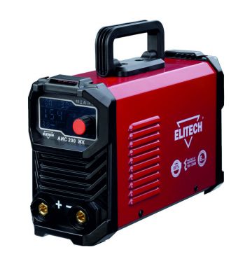  Сварочный инвертор Elitech АИС 200 ЖК, фото 1 