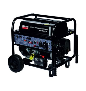  Бензогенератор Elitech GES 12500EAW, фото 3 